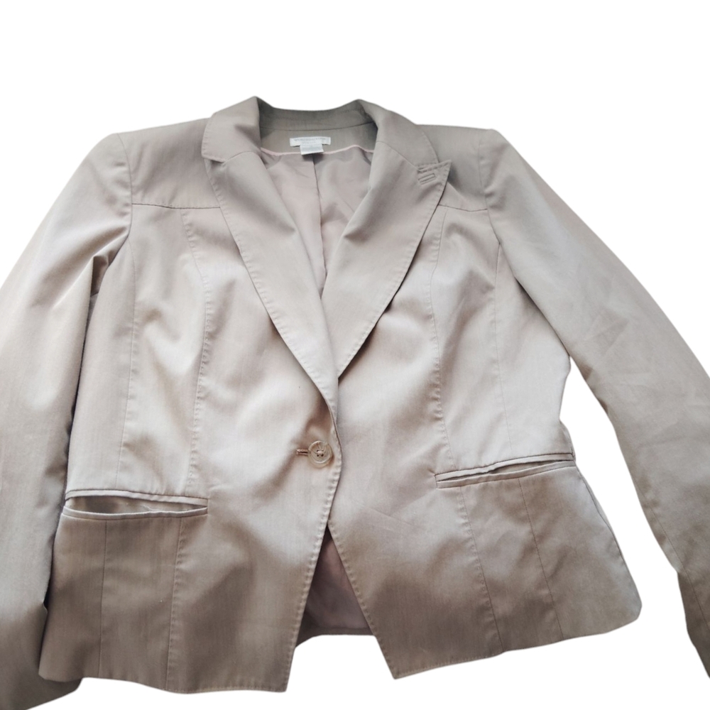 Worthington Tan Blazer Tailored Suit Jacket